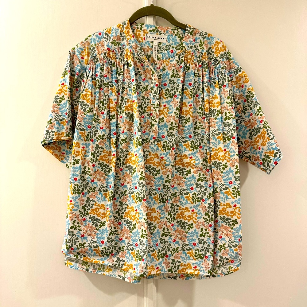Apiece Apart, Size L, floral print top